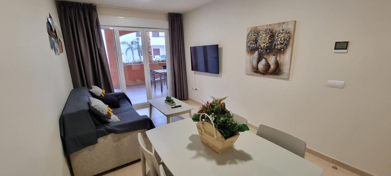 Paraiso de Vera Playa: Beachfront Apartment with Pool Views Exterior photo